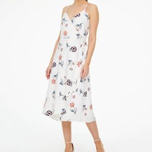 LOFT Outlet Floral Wrap Midi Dress